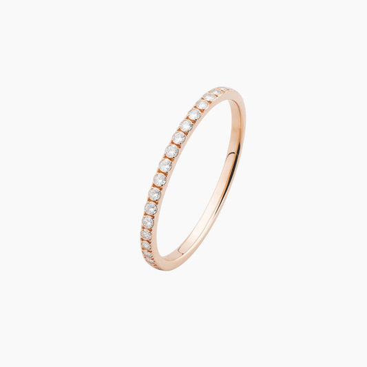 18K Rose Gold Eternal Sparkle Ring