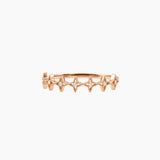 18K Rose Gold Starry Night Diamond Ring