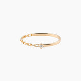 18K Rose Gold Linked Elegance Ring