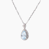 18K White Gold Aquamarine Dream Necklace