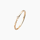 18K Rose Gold Linked Elegance Ring