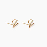18K Rose Gold Harmony Bar Earrings