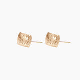 18K Rose Gold Radiant Rose Gold Huggie Earrings