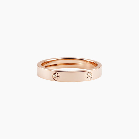 18K Rose Gold Celestial Harmony Ring
