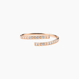 18K Rose Gold Infinite Spark Ring