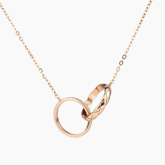 18K Rose Gold Eternal Embrace Necklace