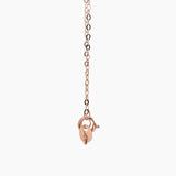 18K Rose Gold Floral Star Rose Gold Pendant