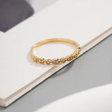 18K Yellow Gold Eternal Elegance Diamond Ring